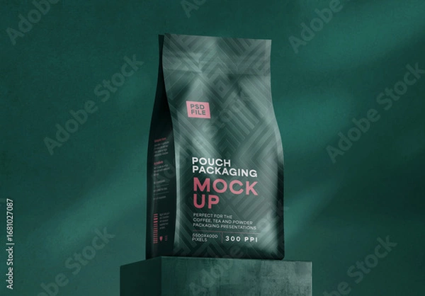 Obraz Matte Stand-up Pouch Mockup