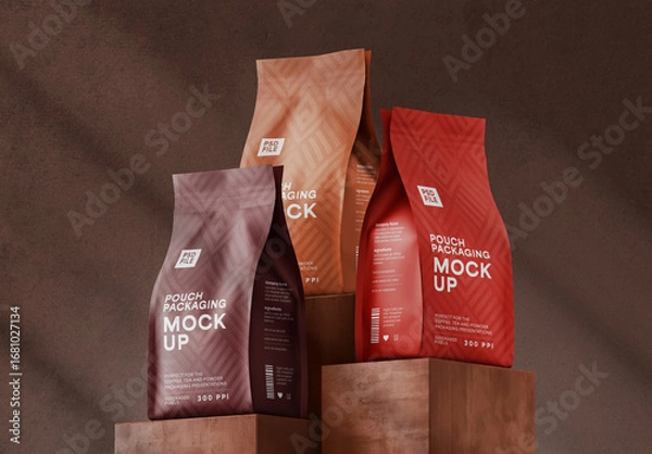 Obraz Matte Stand-up Pouch Mockup