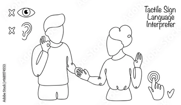 Obraz Tactile Sign Language Interpreter