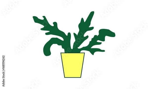 Obraz Unique decorative plant design vector