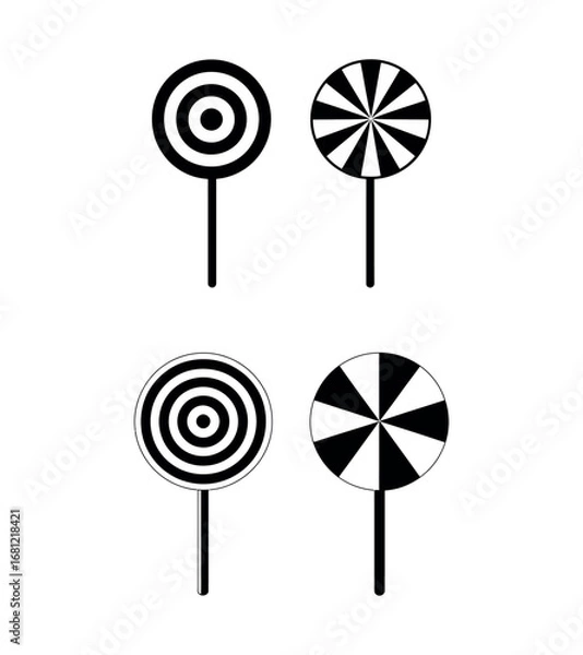 Obraz darts on white background