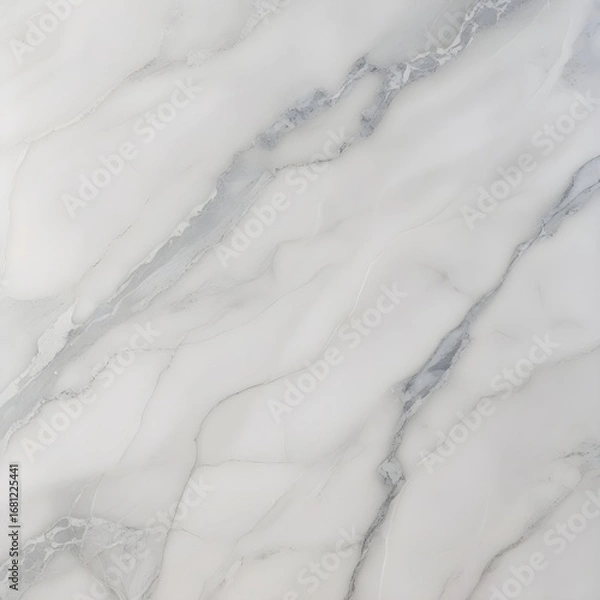 Fototapeta White marble texture and background Generative AI 