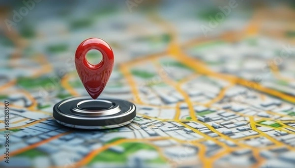 Fototapeta Gps Communication: Enhancing Connectivity Through Navigation Technology. Explore The Power Of Gps In Facilitating Effective Communication And Location Tracking.