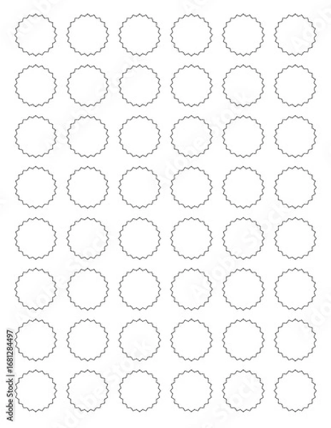 Fototapeta abstract background with circles
