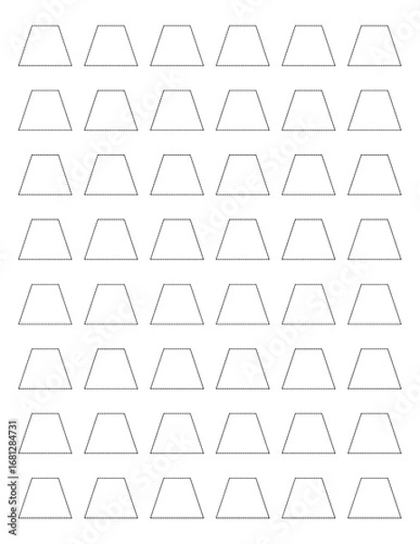 Fototapeta  Inverted Tab / Trapezoid Set – index tabs, organizer stickers