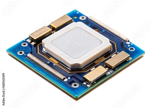 Fototapeta Thermal paste isolated on white background