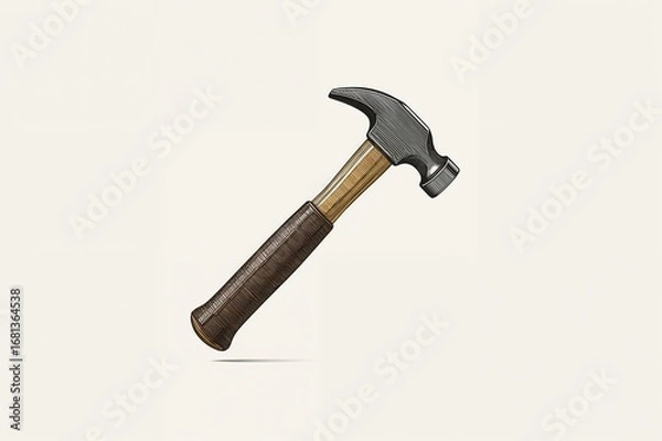 Fototapeta Mallet Symbol Design