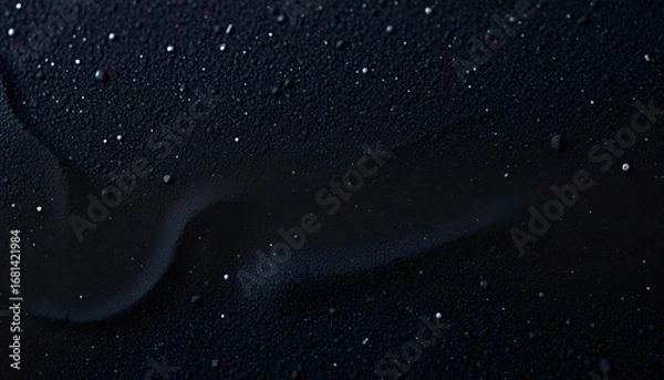 Fototapeta Abstract dark granular texture Background of fine black sand, showing subtle variations in tone and depth,  background,  aesthetic