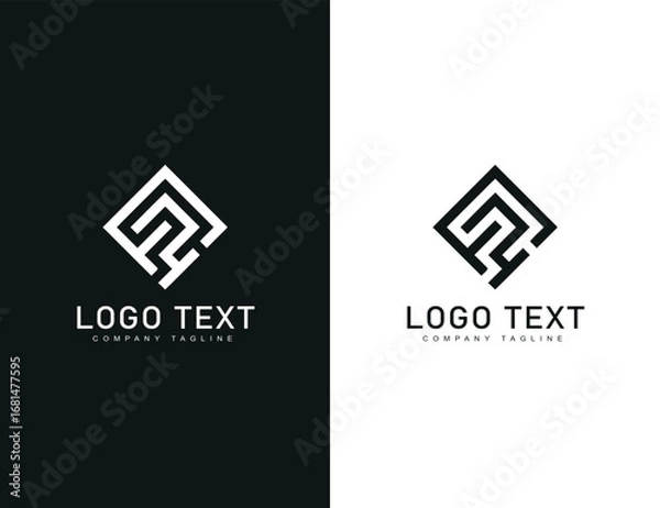 Obraz Minimalist Monogram with Style