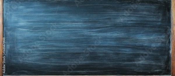 Fototapeta Close-up of a weathered blackboard ready to display information or creativity