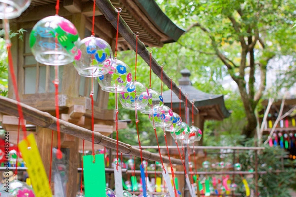 Fototapeta 風鈴　短冊