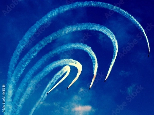 Fototapeta evoluzioni aeree