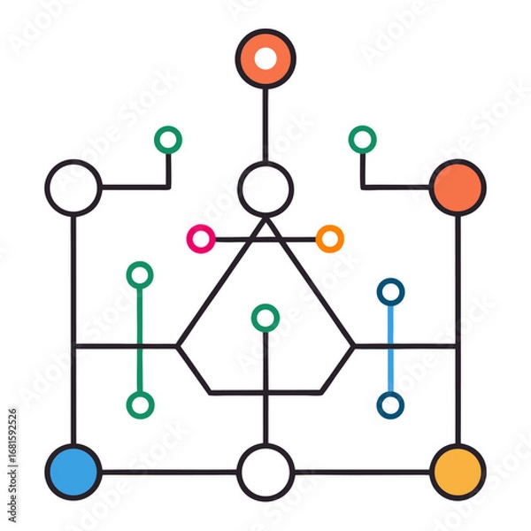 Obraz social network connection