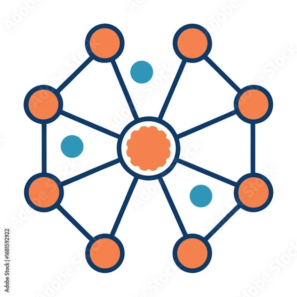 Obraz social network connection