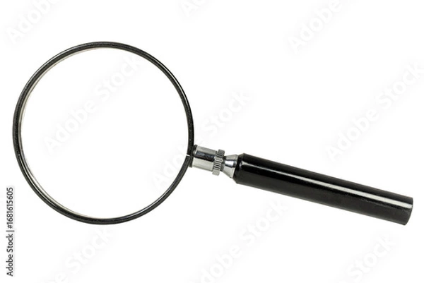 Fototapeta used Magnifying glass with transparent background