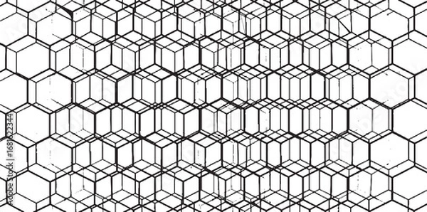 Fototapeta pattern with geometric shapes