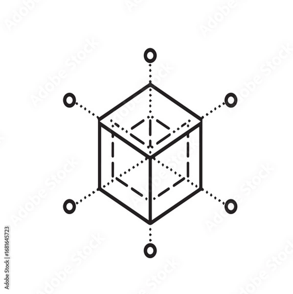 Obraz Blockchain Network Icon