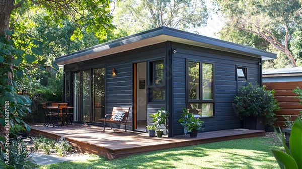 Obraz A granny flat with its own garden.