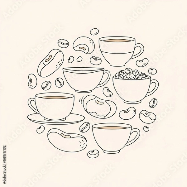 Obraz coffee cup icon