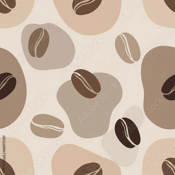 Obraz seamless coffee background