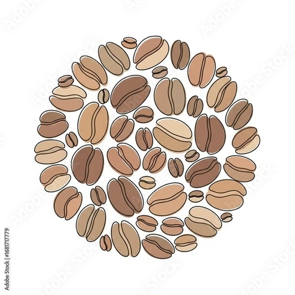 Obraz coffee beans background