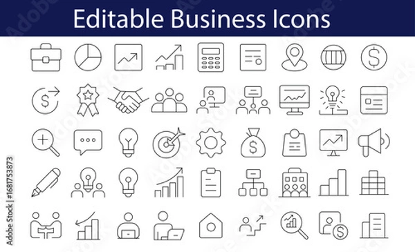 Fototapeta flat icons for web and mobile applications