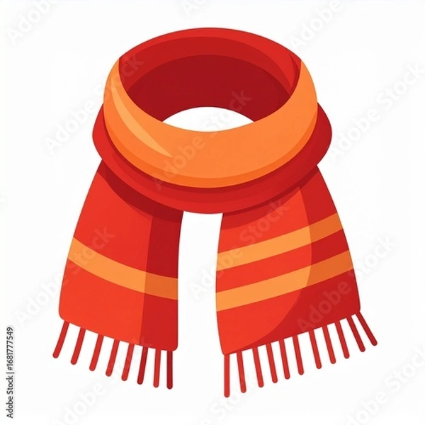 Obraz 赤いマフラー