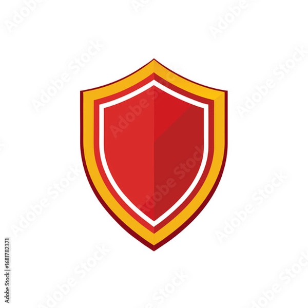 Fototapeta this is a digital illustration of a shield  the sh