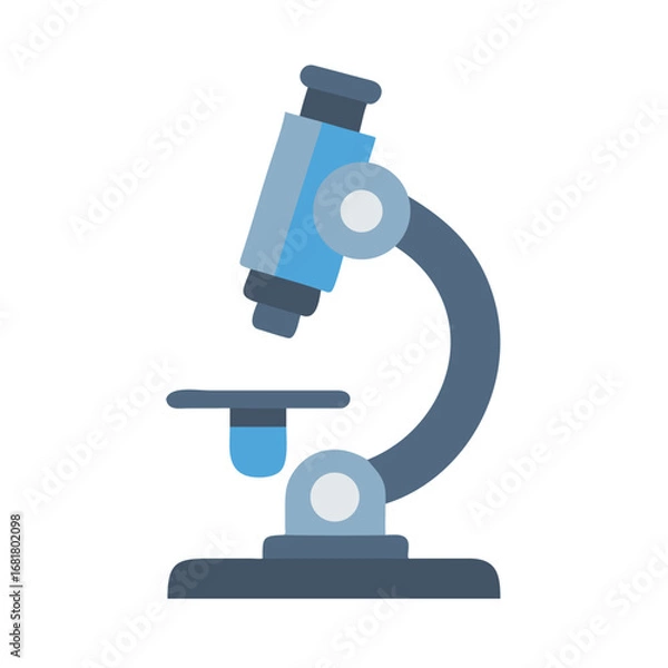 Obraz microscope isolated on white background