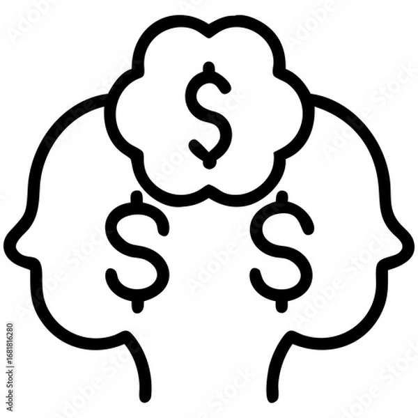 Fototapeta question mark head