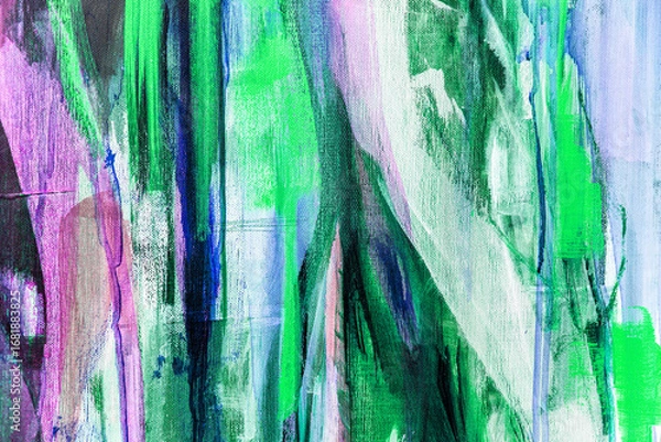 Obraz Fragment from painted canvas texture