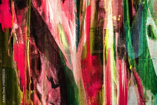 Obraz Fragment from painted canvas texture