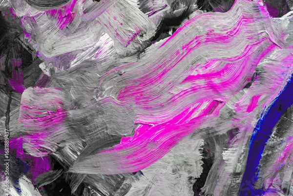 Obraz Fragment from painted canvas texture