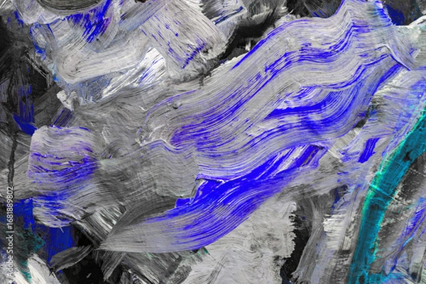 Obraz Fragment from painted canvas texture