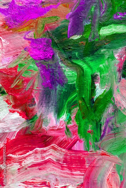 Obraz Fragment from painted canvas texture