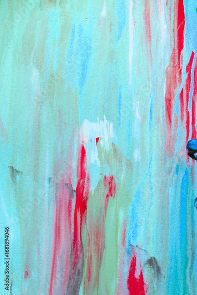 Obraz Fragment from painted canvas texture