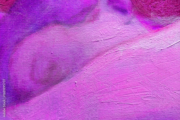 Obraz Fragment from painted canvas texture