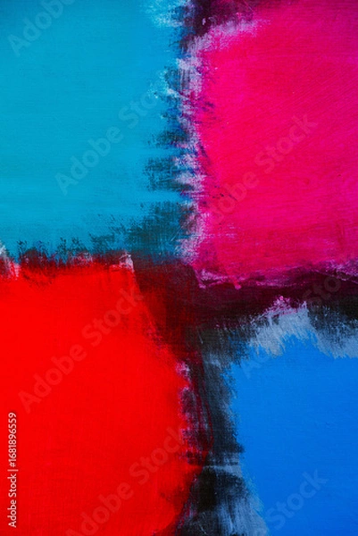 Obraz Fragment from painted canvas texture