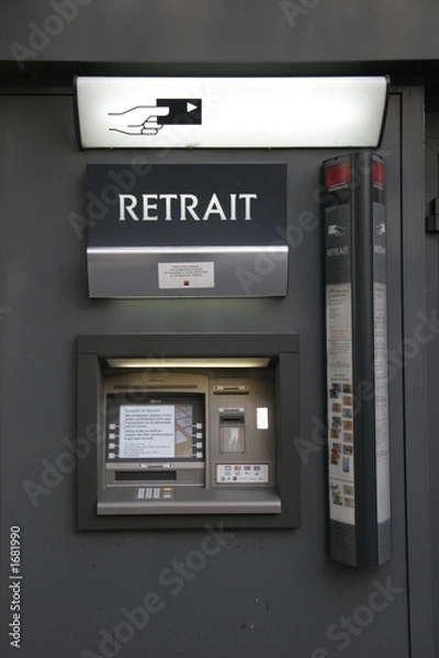 Obraz distributeur de billets