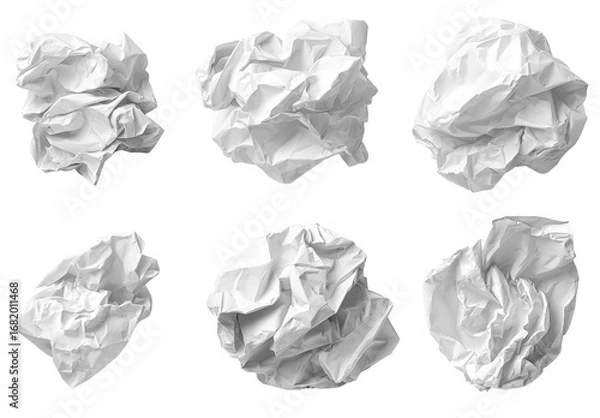 Obraz Crumpled Paper Balls