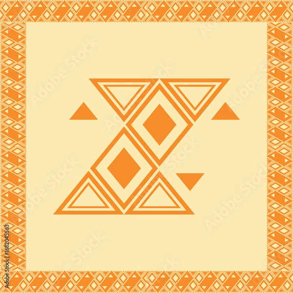 Obraz frame with floral ornament