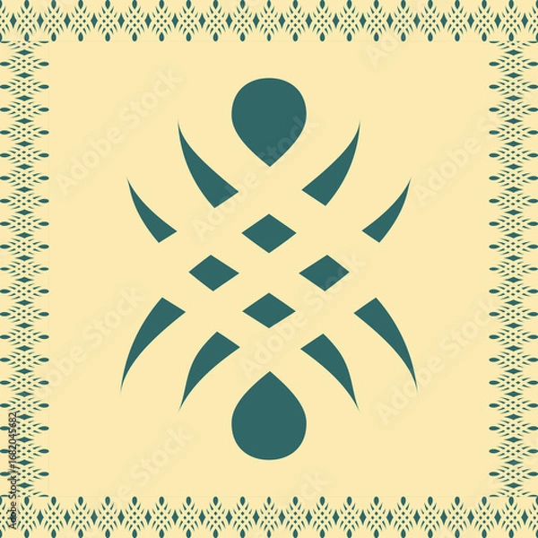 Obraz frame with floral ornament