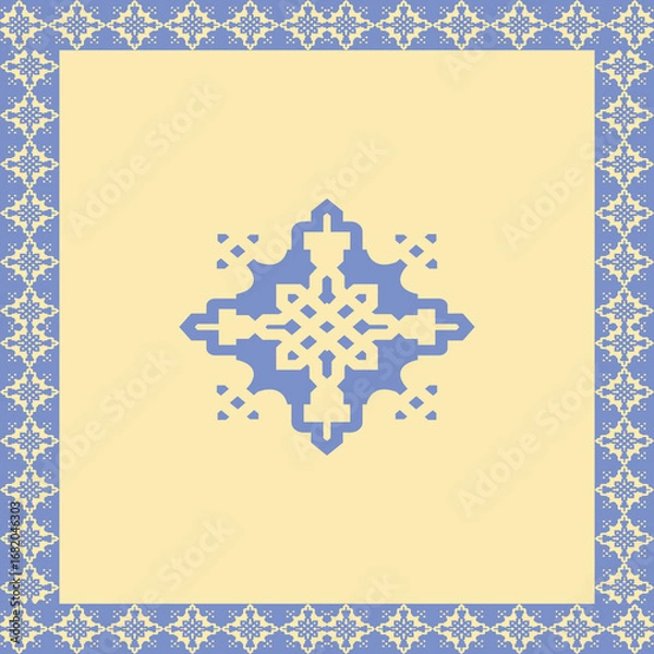 Obraz frame with floral ornament