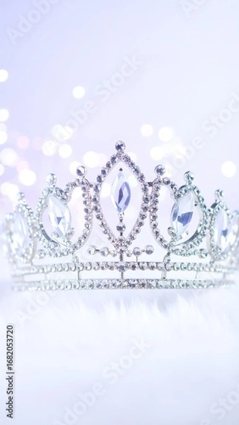 Obraz Elegant tiara, soft bokeh background