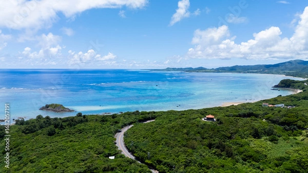 Fototapeta 일본 이시가키섬 다마토리(玉取崎)