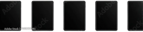 Obraz Four  black rectangles, arranged horizontally