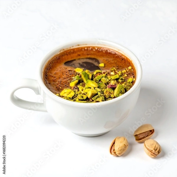 Obraz Coffee with pistachios