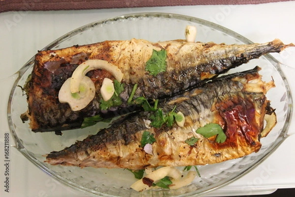 Obraz Mackerel at the stake
