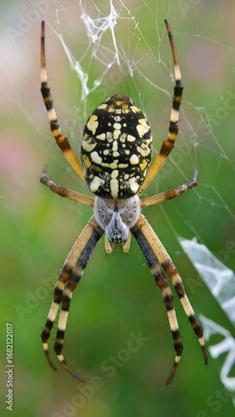 Obraz Ornate spider in web