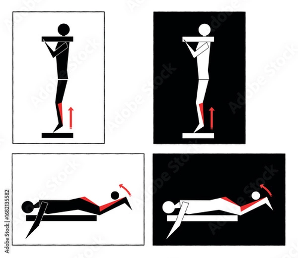 Obraz simulator instruction man leg muscles